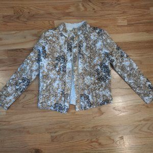 Quilted satin jacket